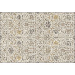 Luxury Washable Indoor/Outdoor Tabrook Ivory 1'8" x 2'6" Rug