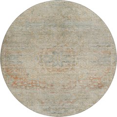 Luxury Washable Indoor/Outdoor Tabrook Tan 8' x 8' Round Rug