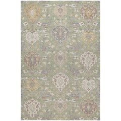 Luxury Washable Indoor/Outdoor Tabrook Aloe 2'6" x 3'10" Rug