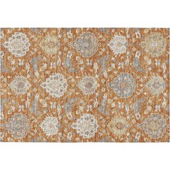 Luxury Washable Indoor/Outdoor Tabrook Copper 1'8" x 2'6" Rug