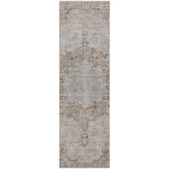 Luxury Washable Indoor/Outdoor Tabrook Chocolate 2'3" x 7'6" Runner Rug