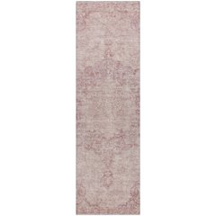 Luxury Washable Indoor/Outdoor Tabrook Pink 2'3" x 7'6" Runner Rug