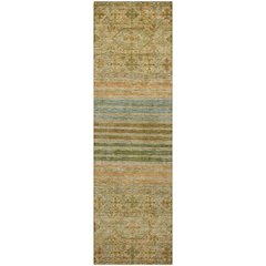 Luxury Washable Indoor/Outdoor Tabrook Aloe 2'3" x 7'6" Runner Rug
