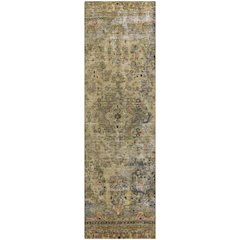 Luxury Washable Indoor/Outdoor Tabrook Tan 2'3" x 7'6" Runner Rug