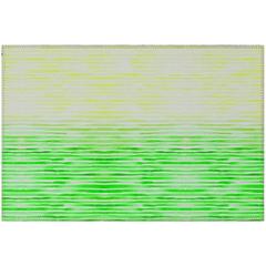 Indoor/Outdoor Surfside ASR38 Green Washable 1'8" x 2'6" Rug