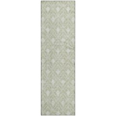Luxury Washable Indoor/Outdoor The Reserve Celery 2'3" x 7'6" Runner Rug