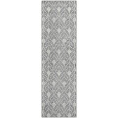 Luxury Washable Indoor/Outdoor The Reserve Gray 2'3" x 7'6" Runner Rug
