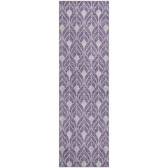 Luxury Washable Indoor/Outdoor The Reserve Plum 2'3" x 7'6" Runner Rug
