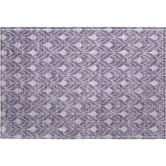 Luxury Washable Indoor/Outdoor The Reserve Plum 1'8" x 2'6" Rug