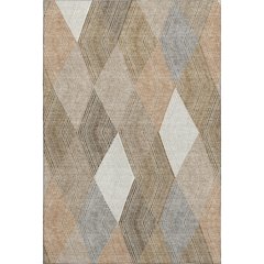 Luxury Washable Indoor/Outdoor The Reserve Copper 2'6" x 3'10" Rug