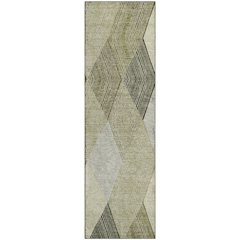 Luxury Washable Indoor/Outdoor The Reserve Fern 2'3" x 7'6" Runner Rug