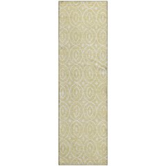 Luxury Washable Indoor/Outdoor The Reserve Wheat 2'3" x 7'6" Runner Rug
