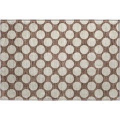 Luxury Washable Indoor/Outdoor The Reserve Coffee 1'8" x 2'6" Rug