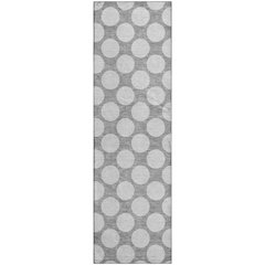 Luxury Washable Indoor/Outdoor The Reserve Gray 2'3" x 7'6" Runner Rug