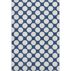 Luxury Washable Indoor/Outdoor The Reserve Navy 2'6" x 3'10" Rug