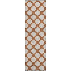 Luxury Washable Indoor/Outdoor The Reserve Paprika 2'3" x 7'6" Runner Rug