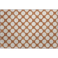 Luxury Washable Indoor/Outdoor The Reserve Paprika 1'8" x 2'6" Rug