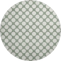 Luxury Washable Indoor/Outdoor The Reserve Sage 8' x 8' Round Rug