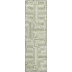 Luxury Washable Indoor/Outdoor The Reserve Aloe 2'3" x 7'6" Runner Rug