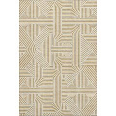 Luxury Washable Indoor/Outdoor The Reserve Gold 2'6" x 3'10" Rug