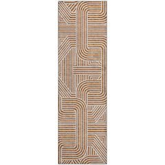 Luxury Washable Indoor/Outdoor The Reserve Paprika 2'3" x 7'6" Runner Rug