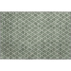 Luxury Washable Indoor/Outdoor The Reserve Basil 1'8" x 2'6" Rug