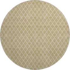 Luxury Washable Indoor/Outdoor The Reserve Walnut 8' x 8' Round Rug