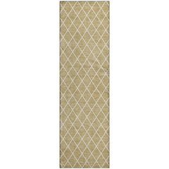 Luxury Washable Indoor/Outdoor The Reserve Walnut 2'3" x 7'6" Runner Rug