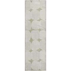 Luxury Washable Indoor/Outdoor The Reserve Aloe 2'3" x 7'6" Runner Rug