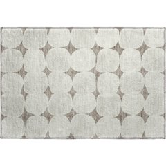Luxury Washable Indoor/Outdoor The Reserve Taupe 1'8" x 2'6" Rug