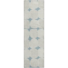 Luxury Washable Indoor/Outdoor The Reserve Teal 2'3" x 7'6" Runner Rug
