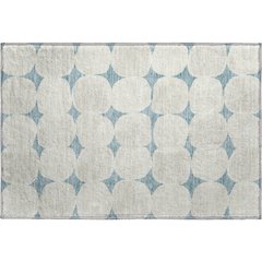 Luxury Washable Indoor/Outdoor The Reserve Teal 1'8" x 2'6" Rug