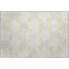 Luxury Washable Indoor/Outdoor The Reserve Wheat 1'8" x 2'6" Rug