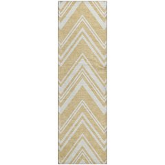 Luxury Washable Indoor/Outdoor The Reserve Honey 2'3" x 7'6" Runner Rug