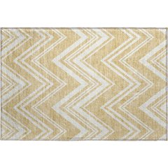 Luxury Washable Indoor/Outdoor The Reserve Honey 1'8" x 2'6" Rug