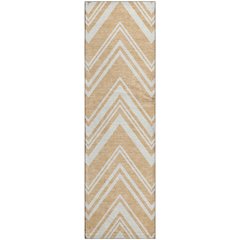 Luxury Washable Indoor/Outdoor The Reserve Peach 2'3" x 7'6" Runner Rug