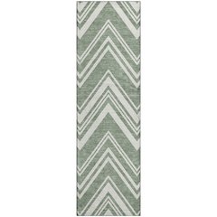 Luxury Washable Indoor/Outdoor The Reserve Sage 2'3" x 7'6" Runner Rug