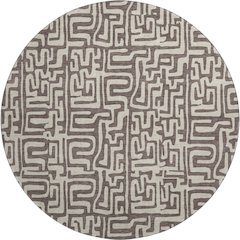 Luxury Washable Indoor/Outdoor The Reserve Chocolate 8' x 8' Round Rug