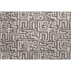 Luxury Washable Indoor/Outdoor The Reserve Chocolate 1'8" x 2'6" Rug