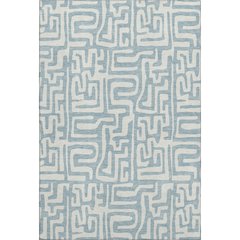 Luxury Washable Indoor/Outdoor The Reserve Denim 2'6" x 3'10" Rug