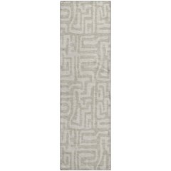 Luxury Washable Indoor/Outdoor The Reserve Taupe 2'3" x 7'6" Runner Rug