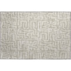 Luxury Washable Indoor/Outdoor The Reserve Taupe 1'8" x 2'6" Rug