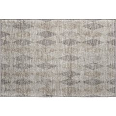 Luxury Washable Indoor/Outdoor The Reserve Beige 1'8" x 2'6" Rug