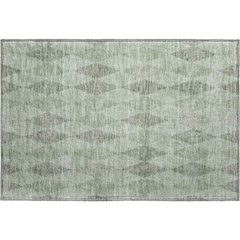 Luxury Washable Indoor/Outdoor The Reserve Fern 1'8" x 2'6" Rug