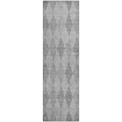 Luxury Washable Indoor/Outdoor The Reserve Gray 2'3" x 7'6" Runner Rug