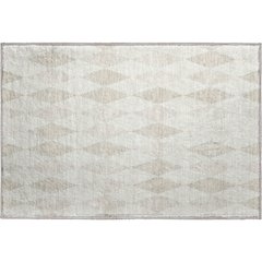 Luxury Washable Indoor/Outdoor The Reserve Ivory 1'8" x 2'6" Rug