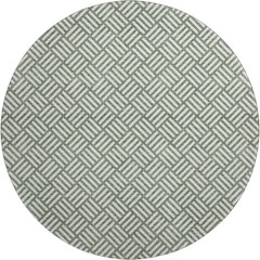 Luxury Washable Indoor/Outdoor The Reserve Basil 8' x 8' Round Rug