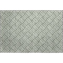 Luxury Washable Indoor/Outdoor The Reserve Basil 1'8" x 2'6" Rug