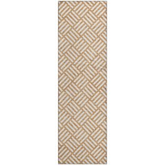 Luxury Washable Indoor/Outdoor The Reserve Copper 2'3" x 7'6" Runner Rug