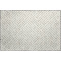 Luxury Washable Indoor/Outdoor The Reserve Ivory 1'8" x 2'6" Rug